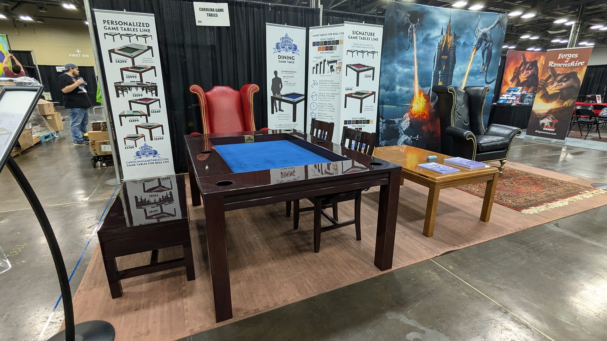 Carolina Booth at Gen Con - Carolina Game Tables