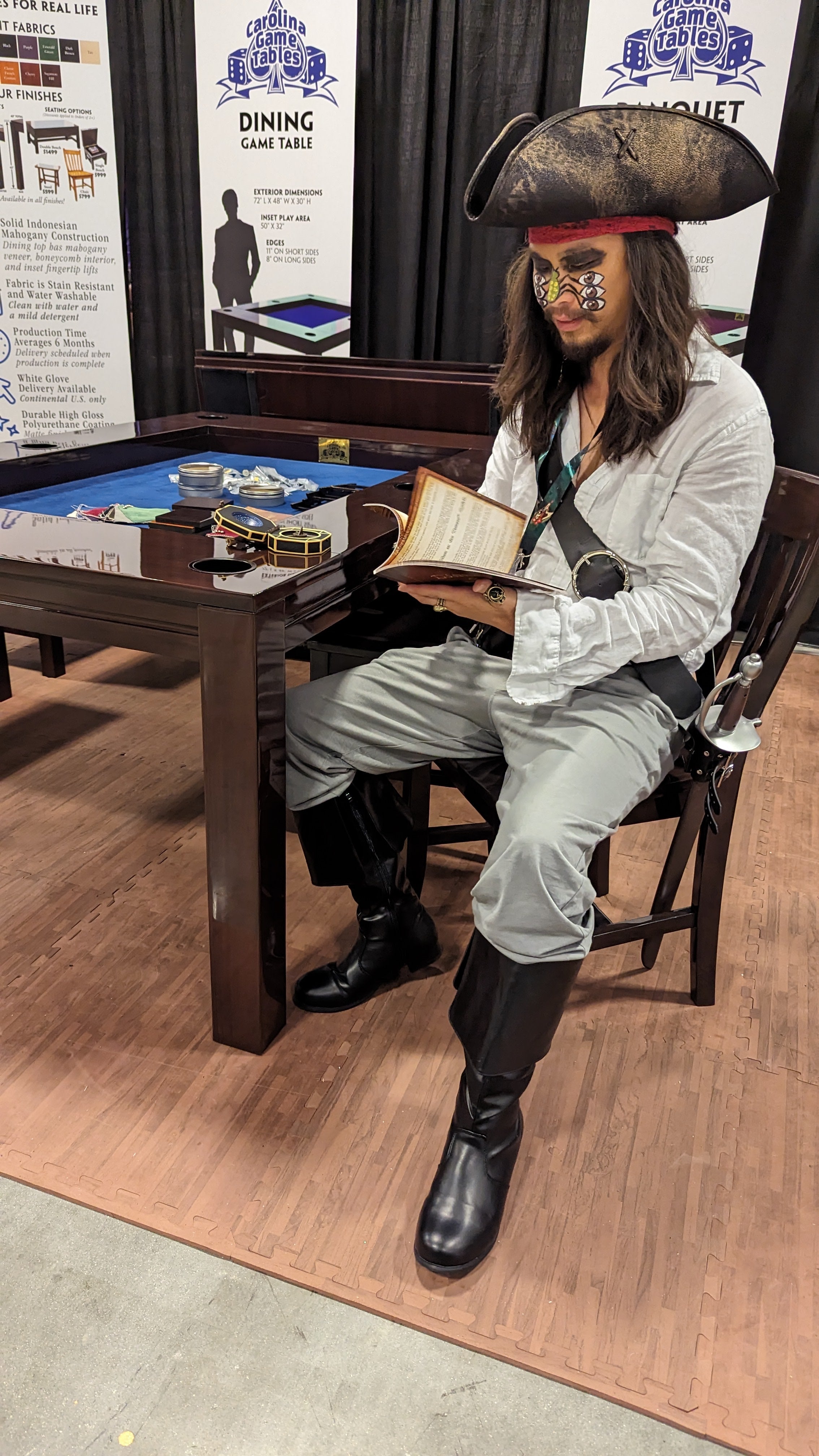 Jack Sparrow at PAX - Carolina Game Tables