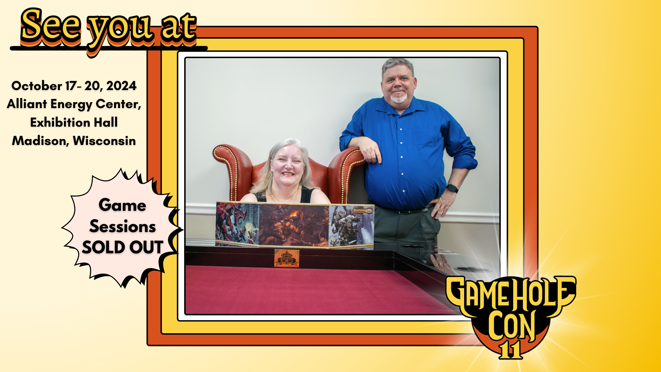 Join Clint & Jodi Black at Gamehole Con 2024