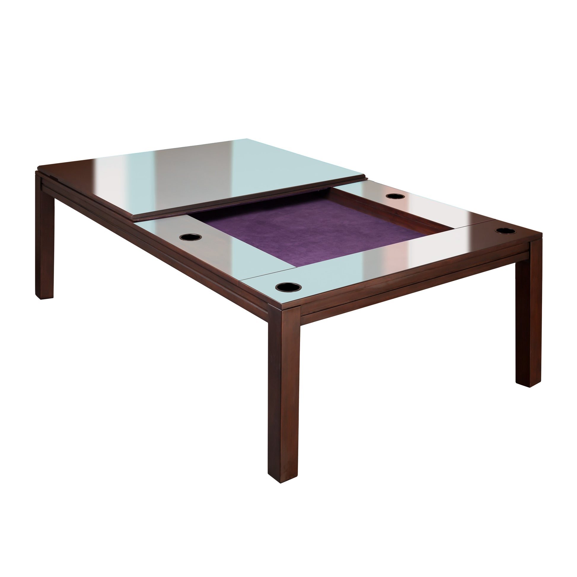 Tablezilla with Half Top and Purple Fabric - Carolina Game Tables