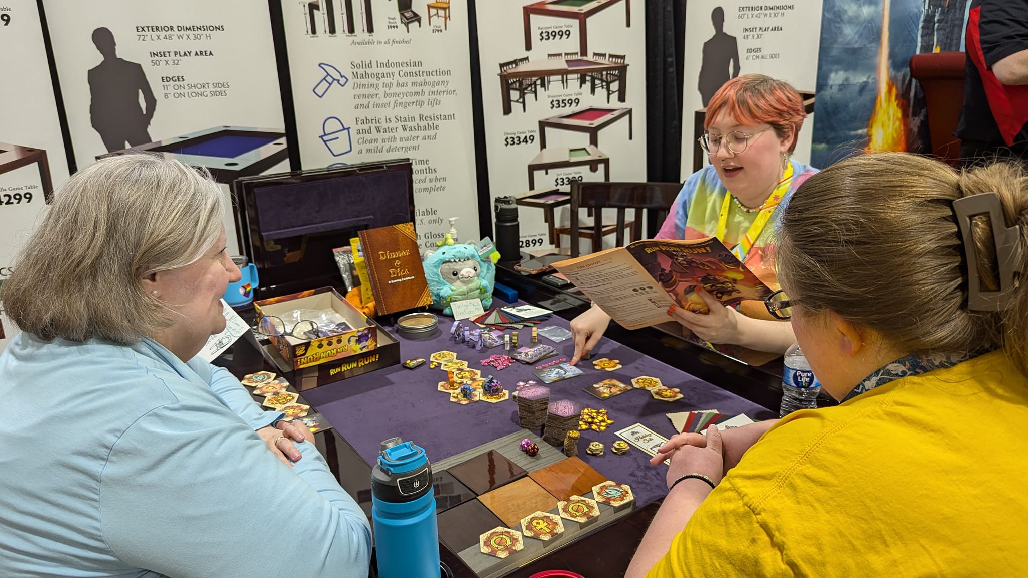 Playing Dinner & Dice at Gen Con - Carolina Game Tables