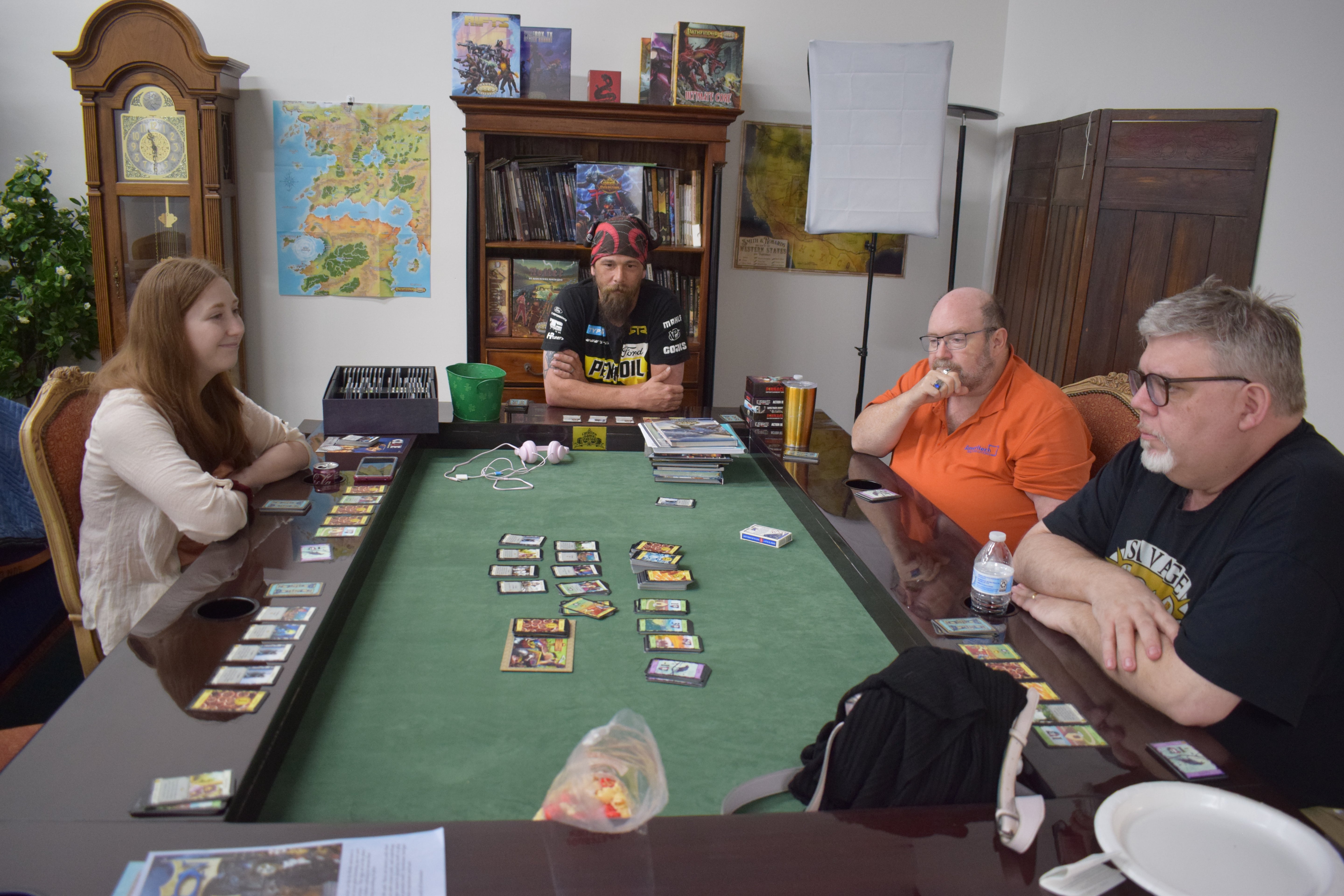 Playing Cards on a Tablezilla - Carolina Game Tables