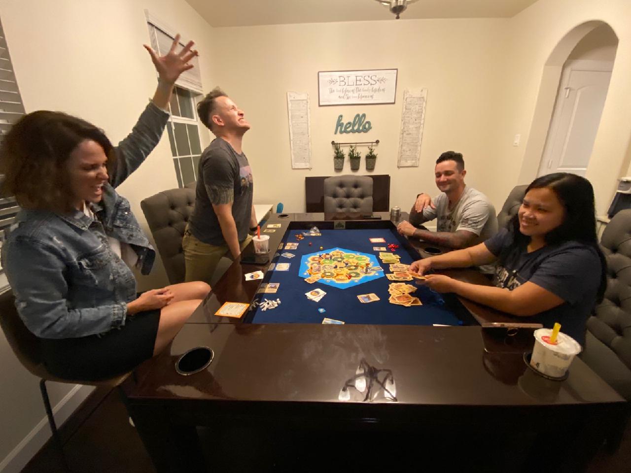 Settlers of Catan Dining Room - Carolina Game Tables