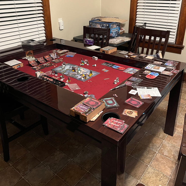 Frosthaven Played on Dining Room Table - Carolina Game Tables