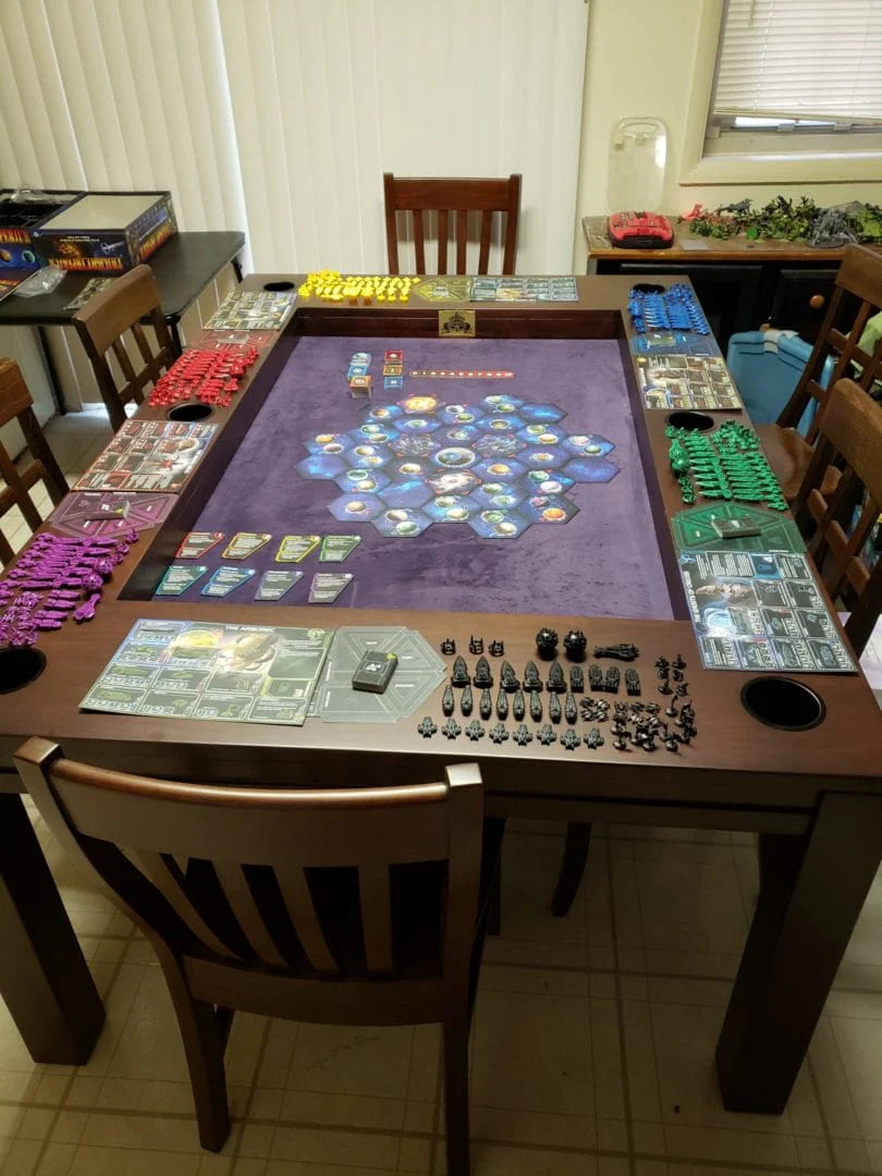 Twilight Imperium on a Dining Room Table - Carolina Game Tables